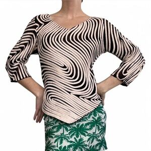 Vintage Swirl Patterned & Textured Shirt